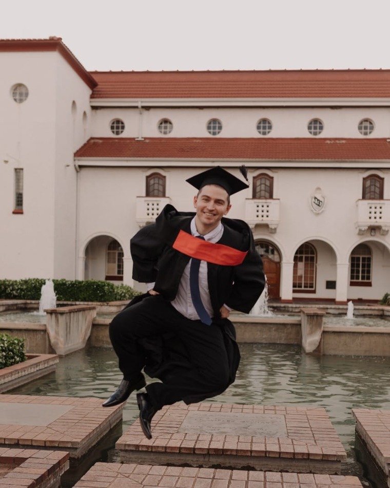 Jaco at his graduation